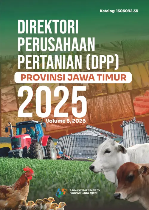 Sampul Direktori Perusahaan Pertanian (DPP) Provinsi Jawa Timur 2025